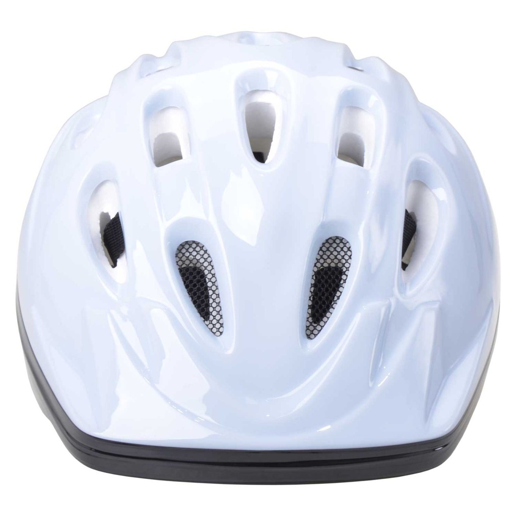 Kinder Fahrradhelm lichtgrau Lüftungsschlitzen Kopfumfang 52–56 cm – Galeriebild 1, Artikelnummer 17885