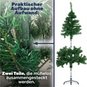 Grüner Weihnachtsbaum 120–210 cm künstlicher Tannenbaum in 4 Größen – Galeriebild 3, Artikelnummer 18350