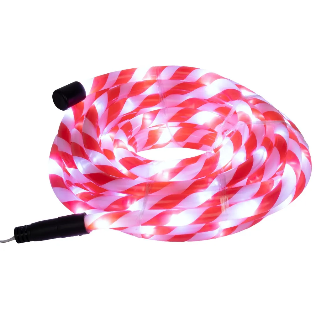 LED Lichterschlauch 6m, flexibel formbar rot / weiss – Galeriebild 1, Artikelnummer 18519