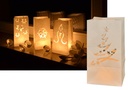 8 x Tütenwindlicht mit Wintermotiven Lichttüten Candlebags Deko Tüte – Galeriebild 1, Artikelnummer 3104