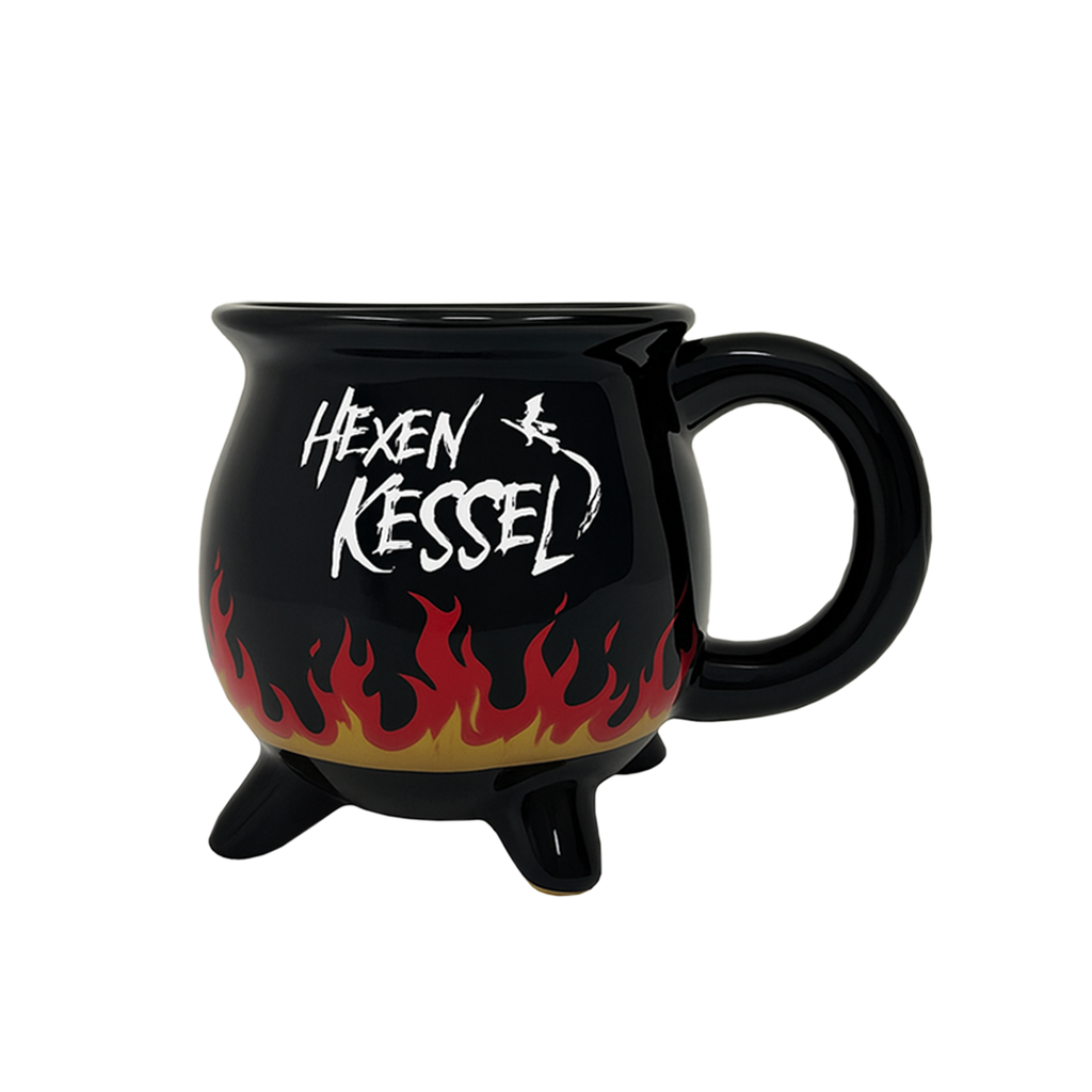 Hexenkessel Becher schwarz mit Farbwechsel aus Steingut 350 ml – Galeriebild 5, Artikelnummer 18304