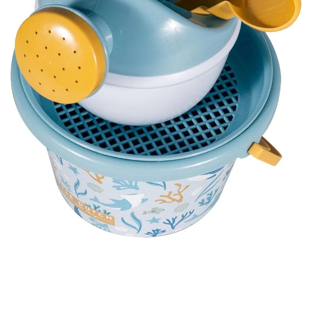 Little Dutch Strandset Eimerset 5-teilig Ocean Dreams Blue – Galeriebild 3, Artikelnummer 18048
