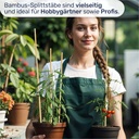 Bambus Splittstäbe 40 cm – Pflanzstäbe Rankhilfe für Garten & Topf – Galeriebild 3, Artikelnummer 18027