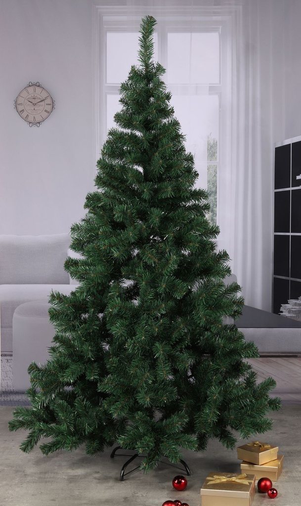 Künstlicher Weihnachtsbaum 180 cm aus Kunststoff mit Metallständer – Galeriebild 1, Artikelnummer 15962