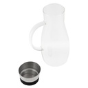 Wasserkaraffe mit Henkel 1,2 l mit Ausgießer, spülmaschinengeeignet – Galeriebild 4, Artikelnummer 18112